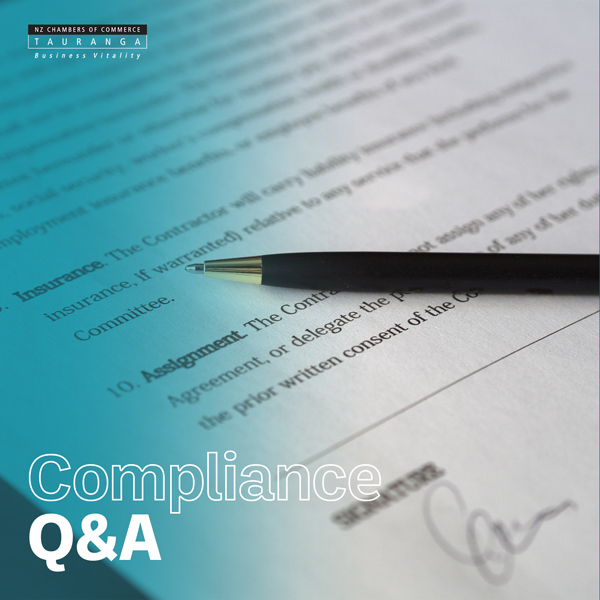 Compliance Q&A Legal Matters