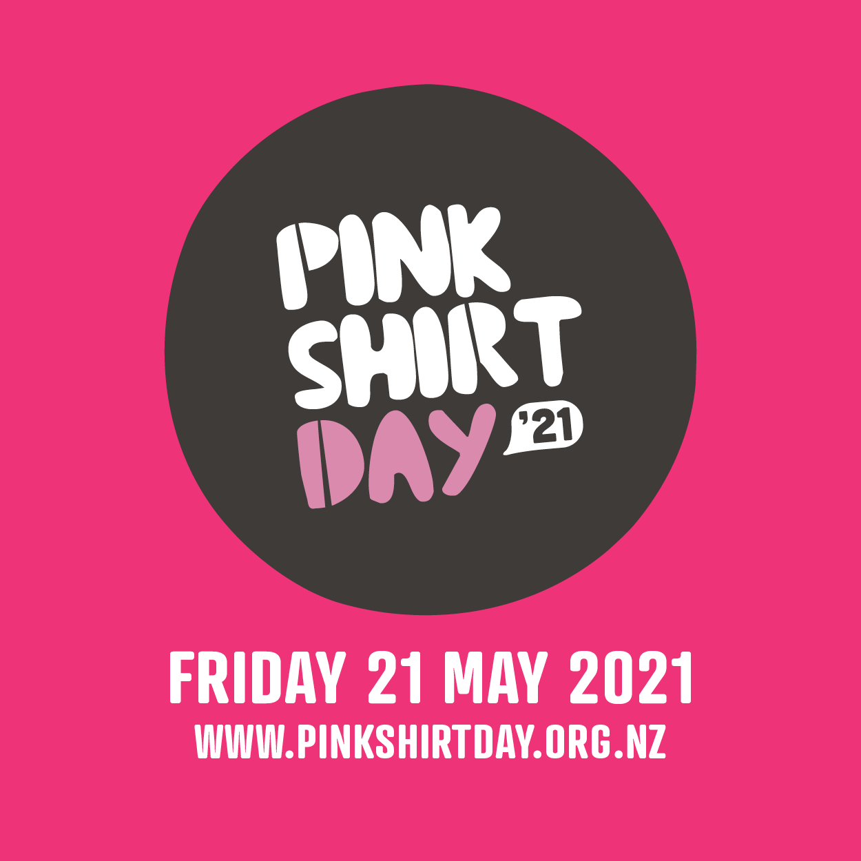 Pink Shirt Day promotional graphic