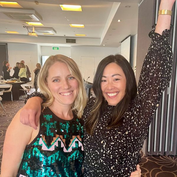 Camilla from Joy Marketing and Michelle from Craft n' Connect at the BWN Networking Lunch