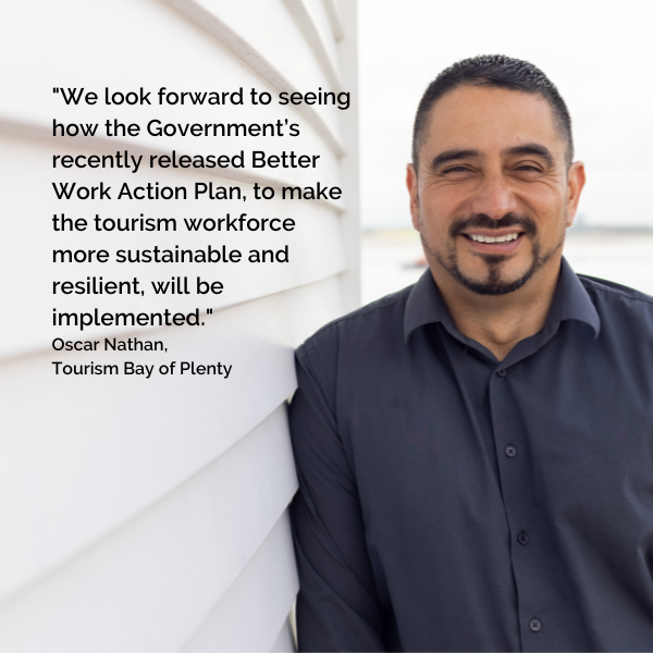 Tourism Bay of Plenty General Manager Oscar Nathan